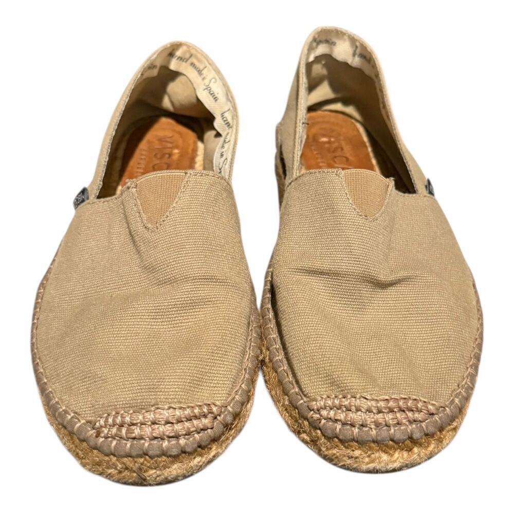 Viscata Barceloneta Women’s Canvas Espadrilles Size 6.5 Beige Casual Lifestyle - Picture 4 of 9